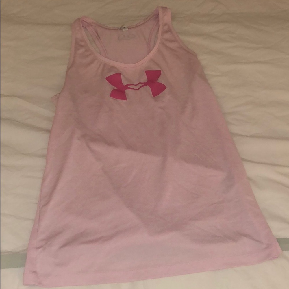 Light pink Under Armour tank top